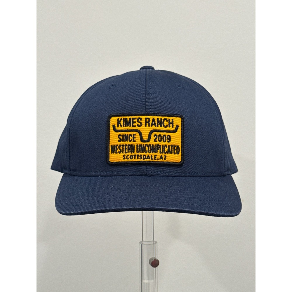 Kimes Ranch Hat Men OSFA Navy Blue Good Western Uncomplicated Snapback Cap